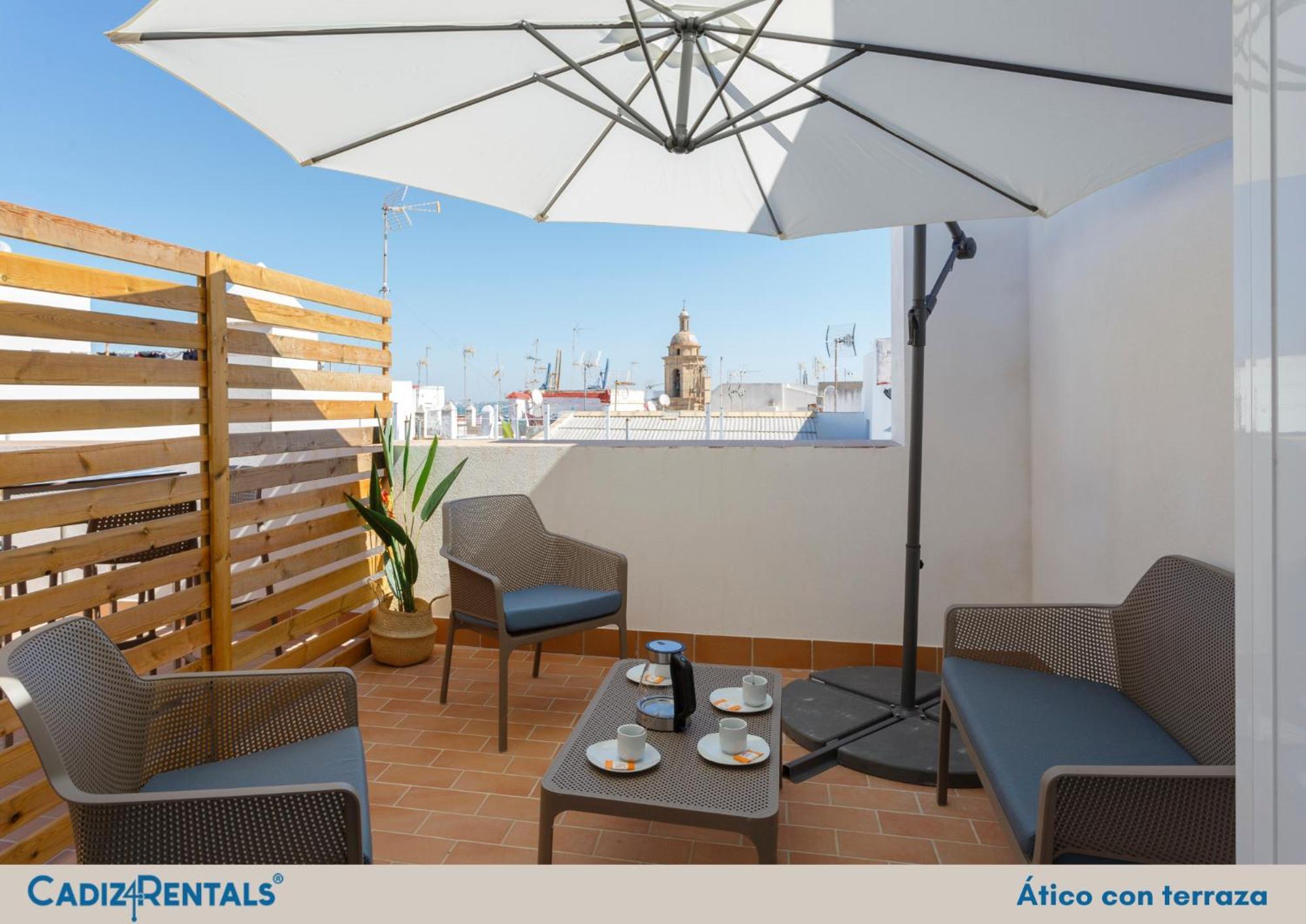 Apartamentos La Brujula By Cadizrentals Exteriör bild