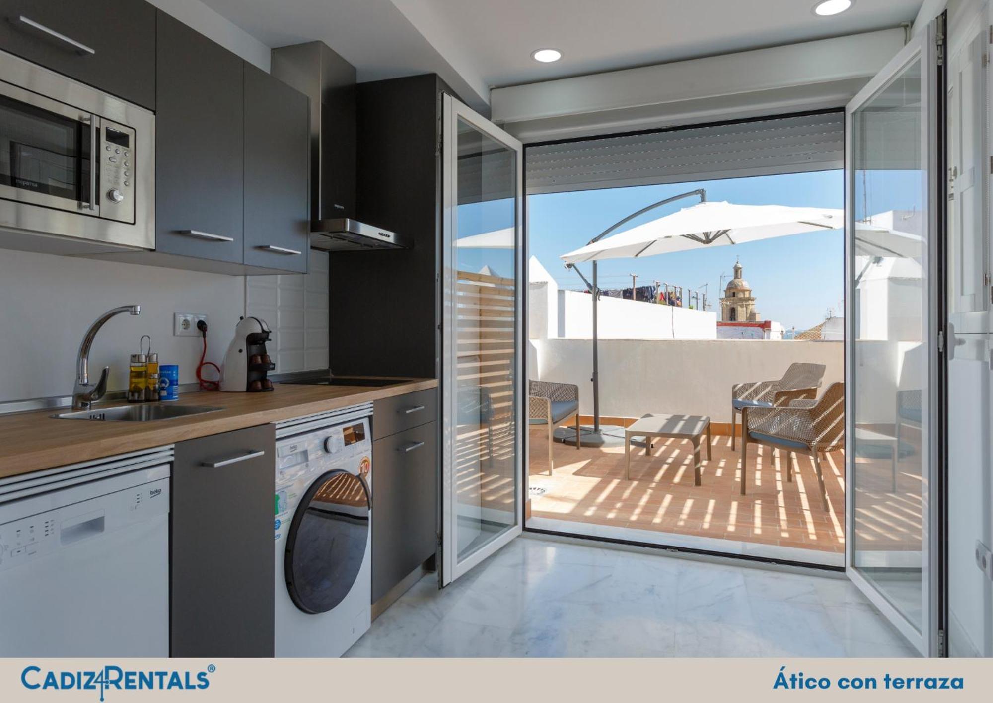 Apartamentos La Brujula By Cadizrentals Exteriör bild